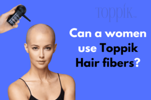 how can a women use toppik hair building fibers