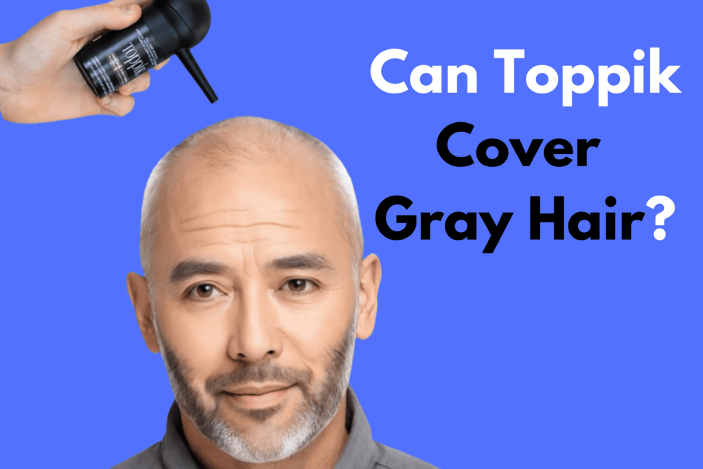 how can toppik hair fiber cover gray hairs?