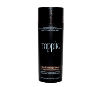 Toppik Hair Fiber 27.5g color shades chart including black dark brown and medium brown