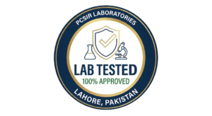 Official PCSIR Lahore lab test report and certification for Toppik hair building fibers, ensuring skin safety and quality in Pakistan.
