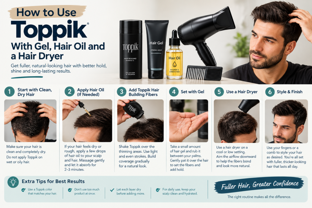 Toppik With Gel,
